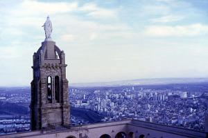 ORAN NOTRE DAME DE SANTA CRUZ ET LA VILLE D ORAN 1967